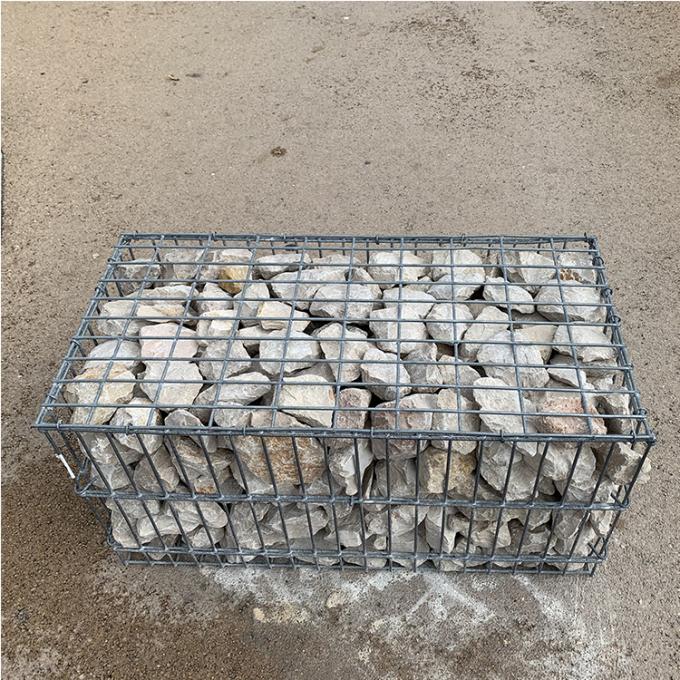 grillage Rock Walls de rivages de mur de soutènement de cage en métal de trou du diamètre 5x10 de 4.5mm 0