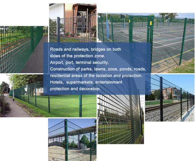 rambarde soudée double par fil 868 656 de 1.03m Mesh Fence Protective Community Garden 2