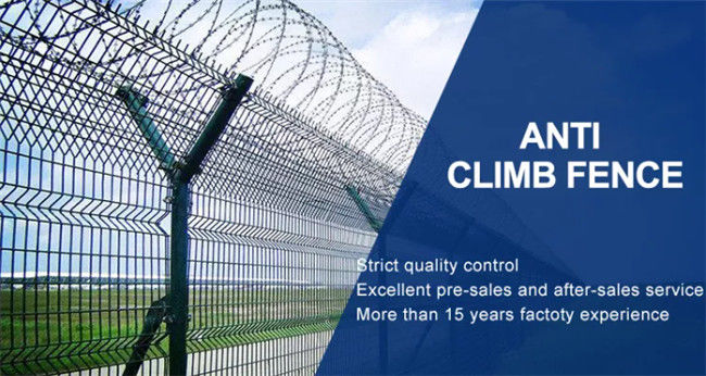 Montée Mesh Fence Military Protection en métal 3.5mm de frontière anti 0