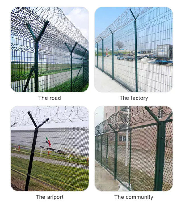 5mm anticorrosion aucune barrière de sécurité de montée For Airport 2