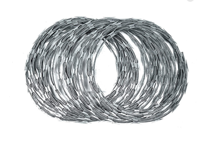 Montée galvanisée plongée chaude de barbelé de rasoir d'acier inoxydable Bto 12 anti 0