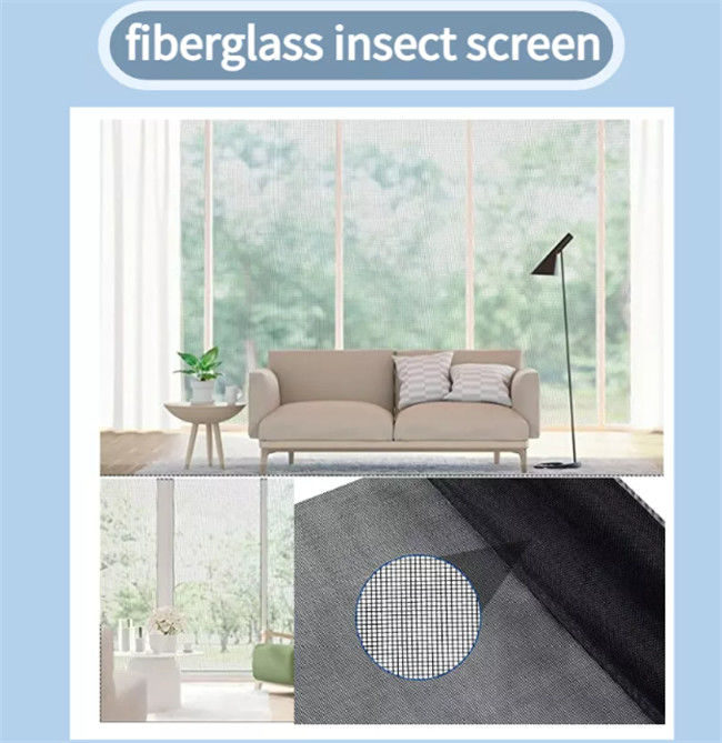 Fenêtre magnétique invisible interviewant Mesh Mosquito Insect Proof Fiberglass 1