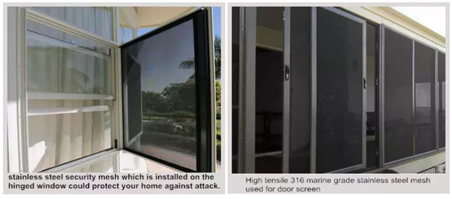 10 haute sécurité de preuve de balle de Mesh Window Screen Wire Mesh solides solubles 304/316 1