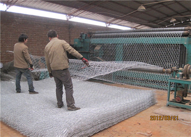 la pierre enduite de lutte contre les inondations de Gabion de boîte du zinc 270g/M2 a rempli 3m x 1m x 0.5m 0