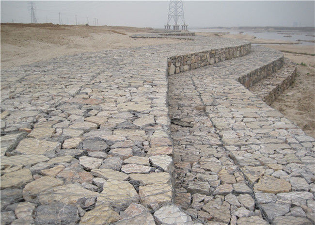 fil de filet du matelas 2.7mm de 3x1x0.3m Gabion galvanisé pour la protection de pente 2