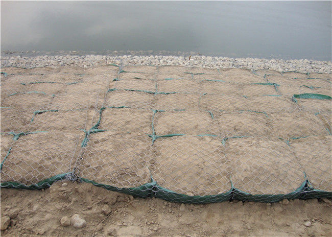 la berge de 2m x de 1m x de 0.5m a galvanisé OIN 9001 de boîte de Gabion diplôméee 2