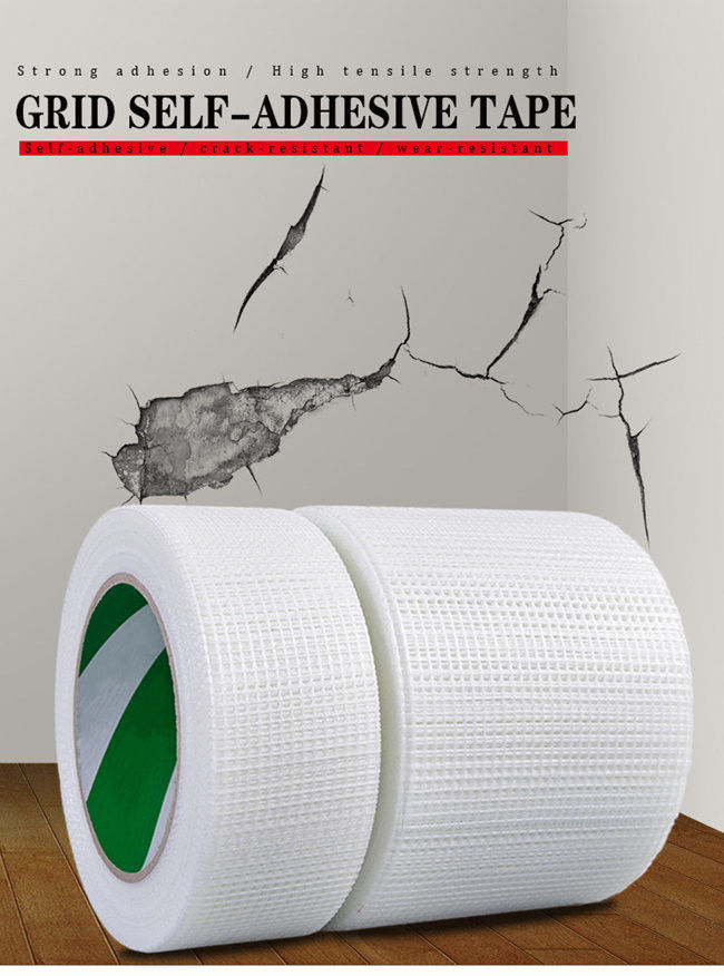 alcali auto-adhésif de Mesh Tape 50cm de la fibre de verre 60g résistant 0