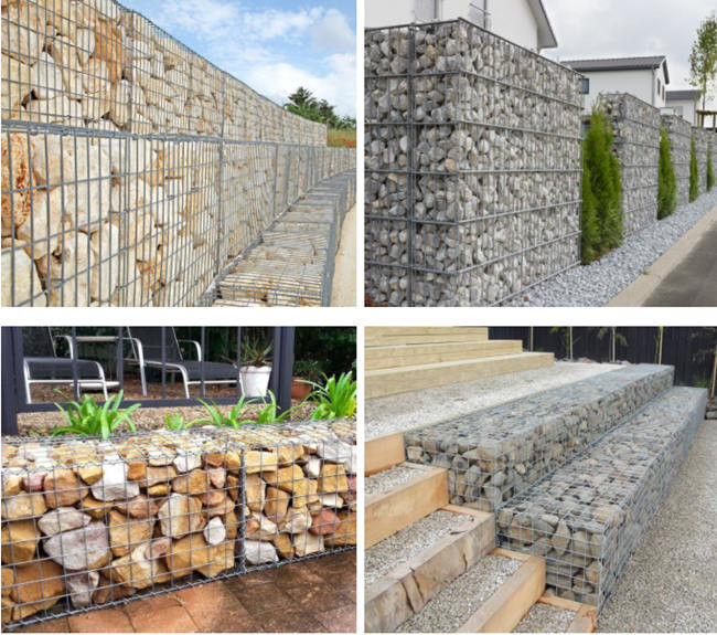 La garde à haute résistance Gabion Sea Wall 200*100*100 de Dura a soudé le mur de soutènement de fil 2