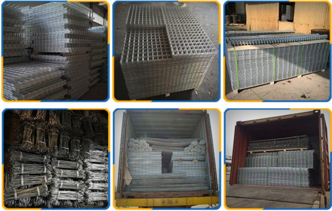 Mesh Rock Filled Gabions soudé fortement galvanisé 75×75mm antirouille 1