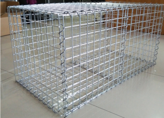 la longueur de 4.0x1.0x0.5M 3m a soudé la maille 5 millimètre Dia Wall Garden Edging de Gabion 0