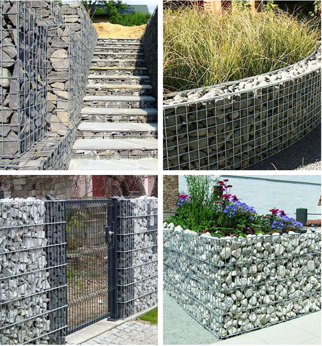 HBGB 1x2 Gabion soudé enduit de plastique Mesh Baskets 5,5 Dia Heavy Duty 2