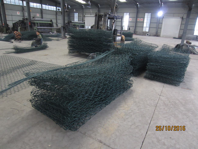 4mm Gabion enduit par PVC  ouverture de 80mm x de 100mm 2