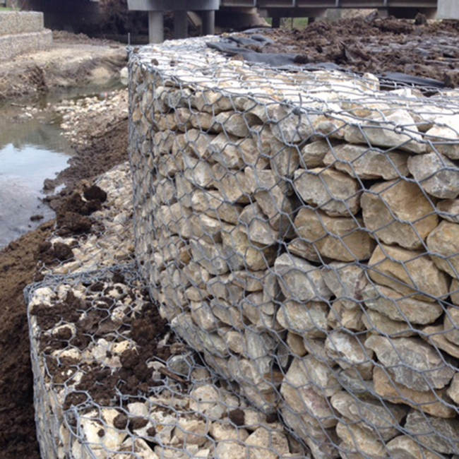 acier plongé chaud de fer galvanisé de cage de pierre de 4m x de 2m x de 0.3m Gabion 3