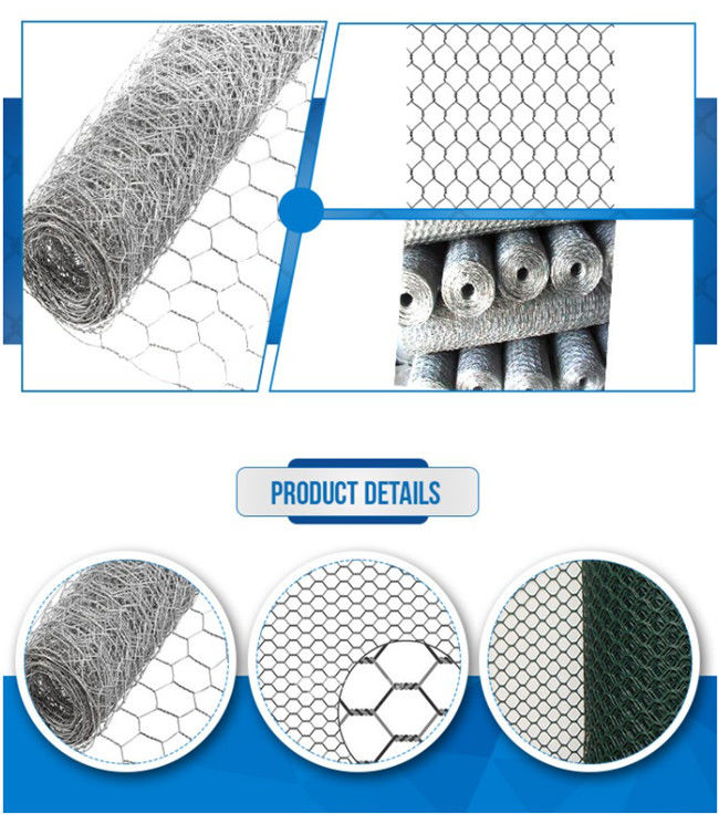 Le PE de câble a enduit la lutte contre les inondations hexagonale de PVC Gabion Mesh Baskets HBGB 1