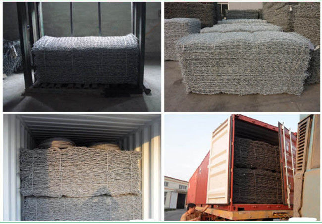 mur de soutènement enduit par PVC de MPA HBGB de 1×1×1m Gabion Mesh Baskets 380 Mesh Cages 2