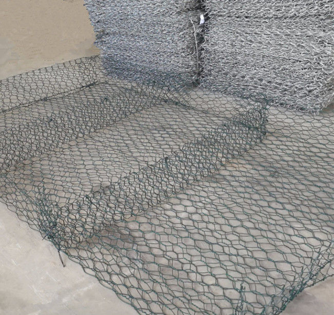 Perméabilité galvanisée plongée chaude à Gabion Mesh Basket 0.3m 4m pour la berge 0