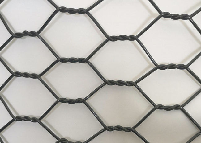OEM hexagonal de polyester de fabrication de fil de Gabion de torsion de 50mm* 60mm 0