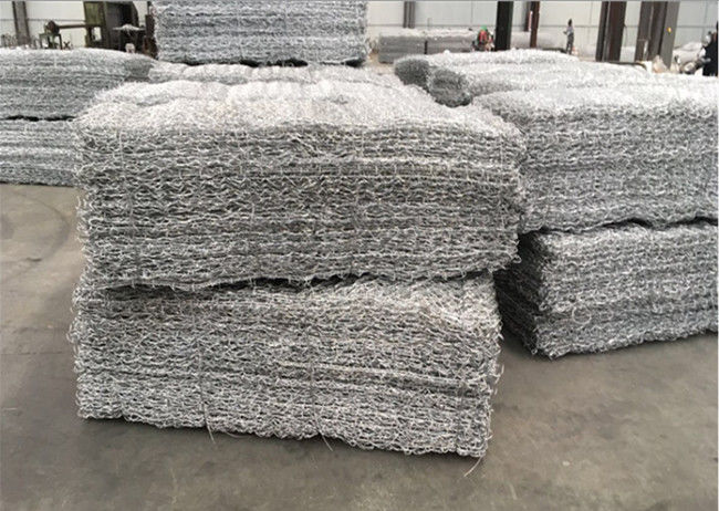Fil hexagonal Mesh  Stone Cage de boîte de PVC Gabion de 8 x de 10 cm 0