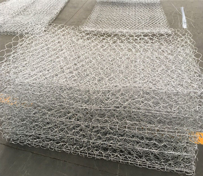 maille tissée hexagonale d'anti corrosion de boîte de Gabion galvanisée par 4x1x1m 1