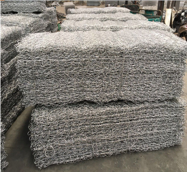 La boîte galvanisée plongée chaude hexagonale 270g/M2 de Gabion de revêtement zinguent enduit 2