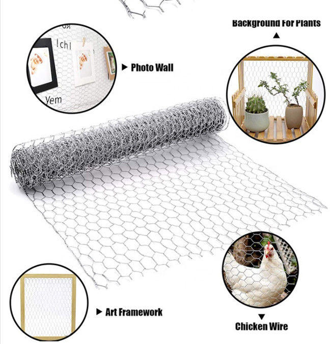 poulet Mesh Fence de 1.8m BWG 21 1/4" fabrication galvanisée de sortilège d'immersion chaude 1