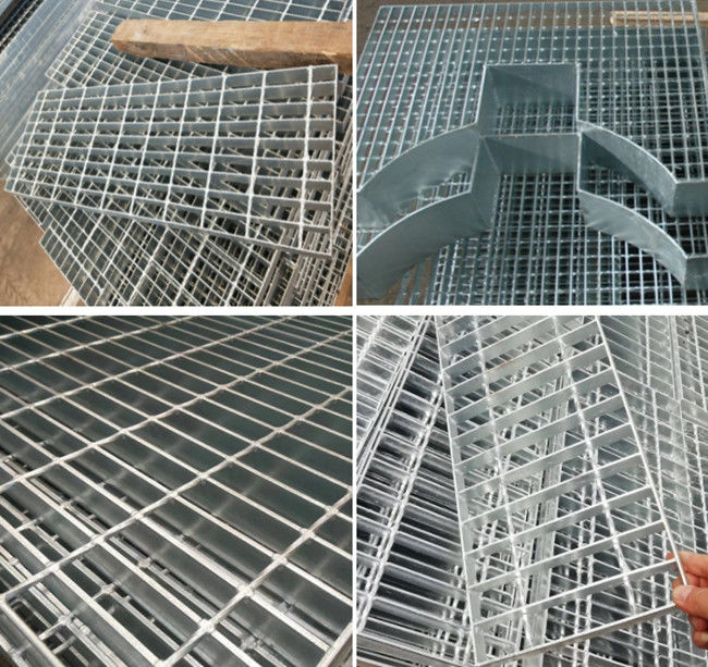 Barre antiusure durable de plaine de plancher en acier râpant 8x8 fortement galvanisé 0
