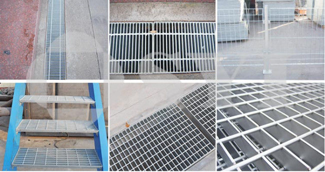 prise verrouillée de barre de 30x5mm de presse simple de grille en acier galvanisé 1