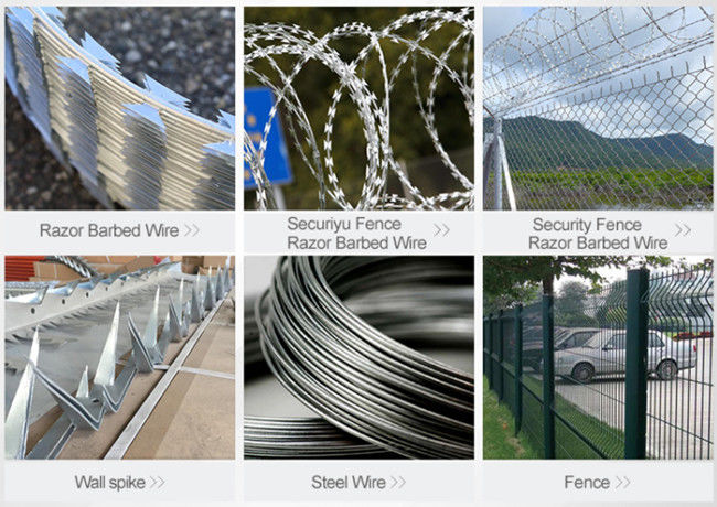 Montée Mesh Fence Military Protection en métal 3.5mm de frontière anti 1