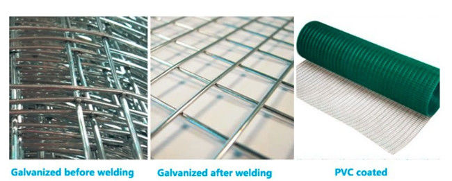 l'électro de 4x4 1mm a galvanisé le trou soudé de pouce de Mesh Panels 1/2 de fil 0