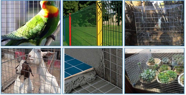 Le PVC jaune de 6m a enduit la perforation rectangulaire soudée galvanisée de Mesh Panels Q195 de fil 1