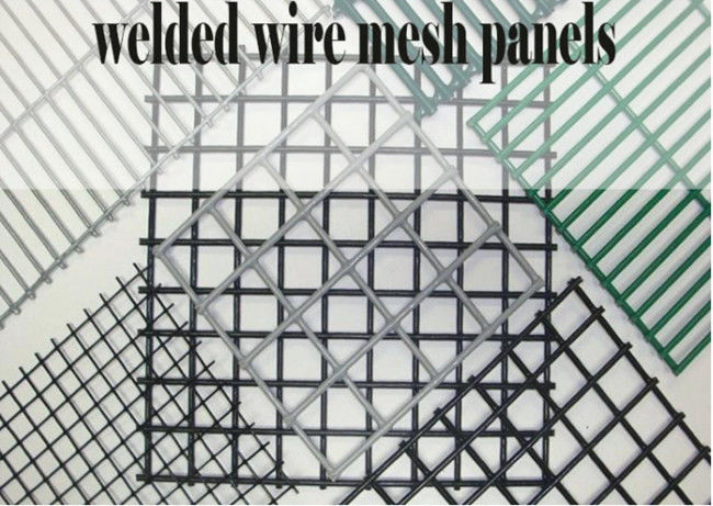 Le PVC d'ODM a enduit le fil soudé Mesh Panels 3/4" X3/4 » le grillage noir Roll 0