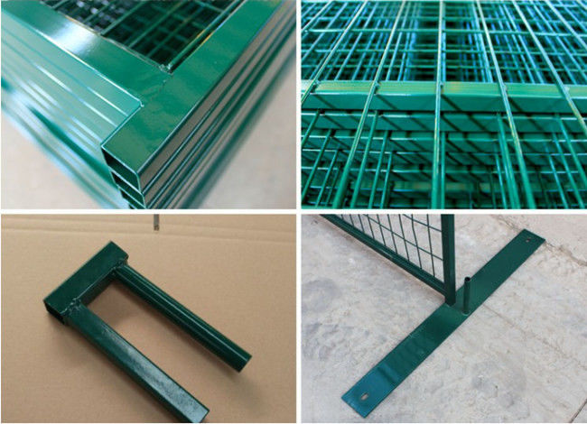 1.5mm 6' ' barrière provisoire Panel Q235 de construction de la sécurité ×9.5 portative 0
