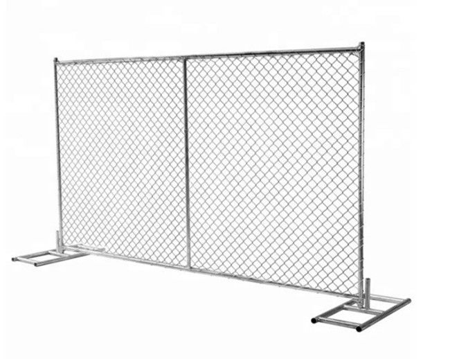 11 la barrière portative Panels Hot Dipped de maillon de la chaîne de mesure 6x8 a galvanisé 0