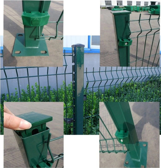 3D a courbé le fil enduit par PVC Mesh Fence Galvanized de poudre 200×65mm 4.5mm 2