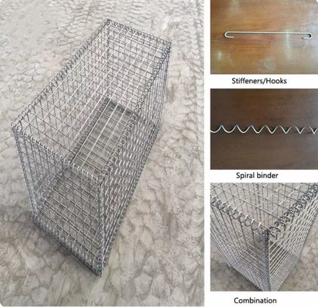 Gabion soudé par acier au carbone fortement galvanisé pour le mur de protection d'industrie du bâtiment 1