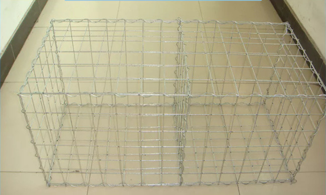 Le mur en pierre de cages a soudé le trou de la mesure de fil de Mesh Gabion 4mm 5x5 cm 0