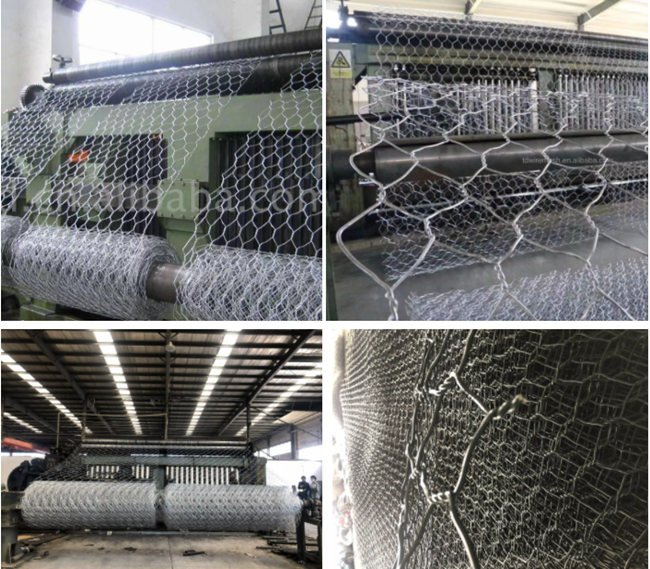 acier plongé chaud de fer galvanisé de cage de pierre de 4m x de 2m x de 0.3m Gabion 2