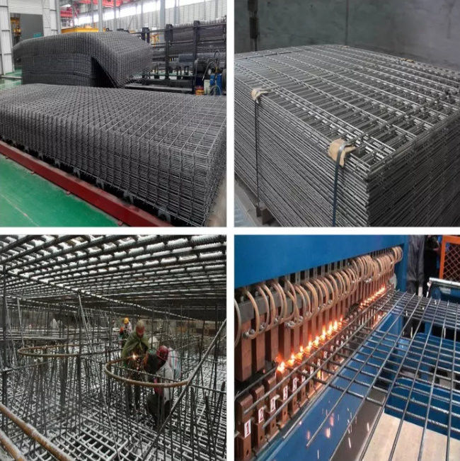 Fil tissé par barre d'acier Mesh Concrete Reinforcement For Construction de matériau de construction 0