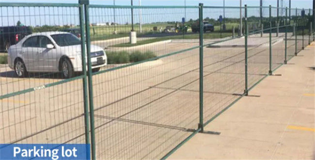 barrière préfabriquée Panels Safety de construction de Temp de Chambres d'amassage de 10ft 1